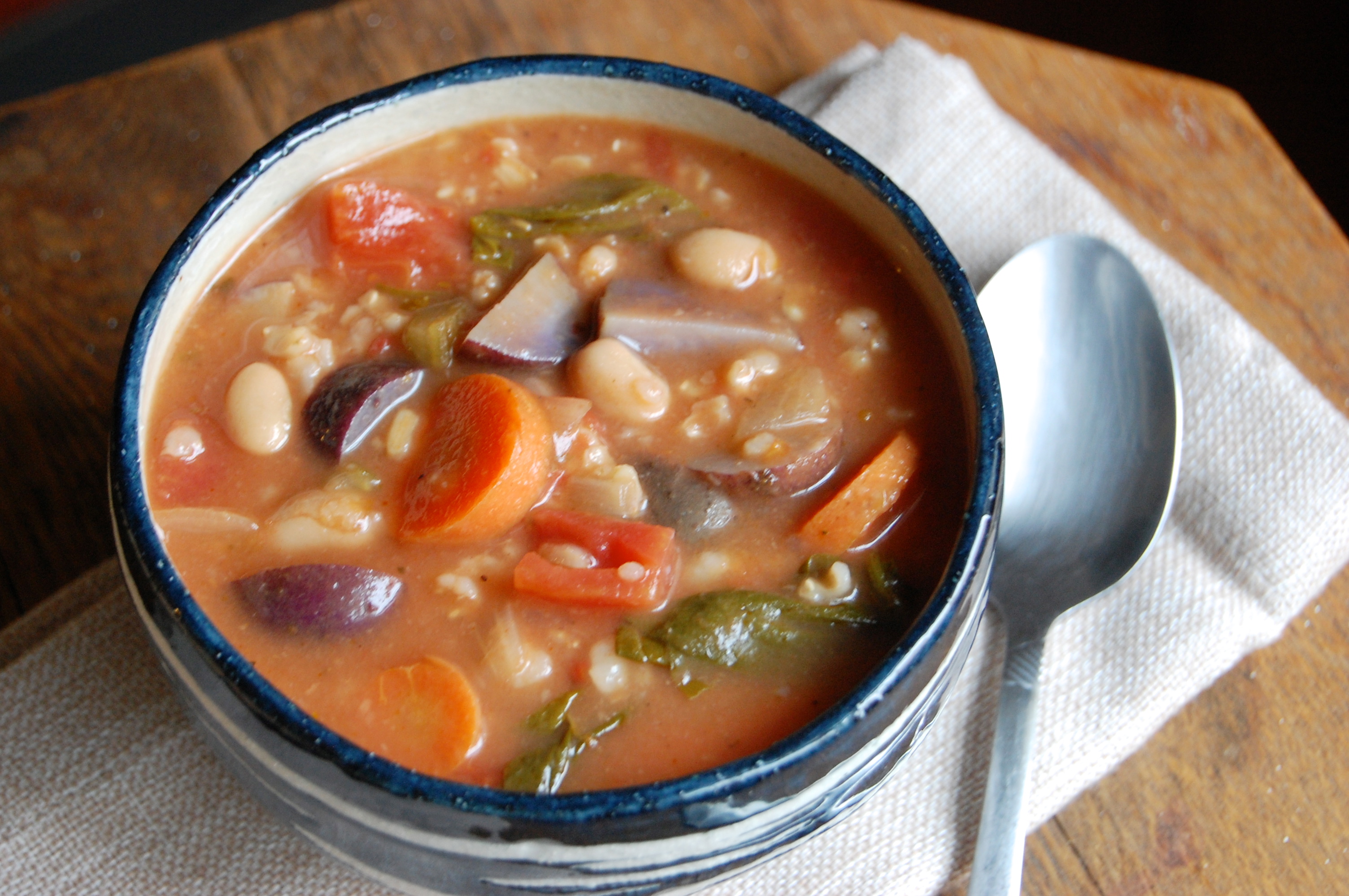 Brown Rice Minestrone Soup