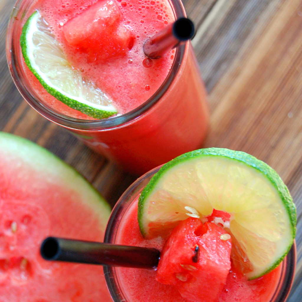 Frozen Watermelon Margaritas Uproot Kitchen