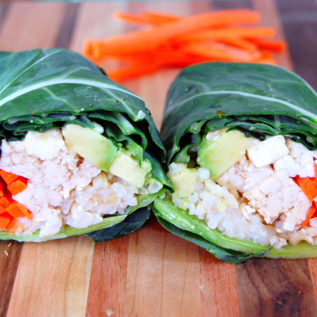 Collard Green Sushi Wraps | Quick and Healthy Recipe