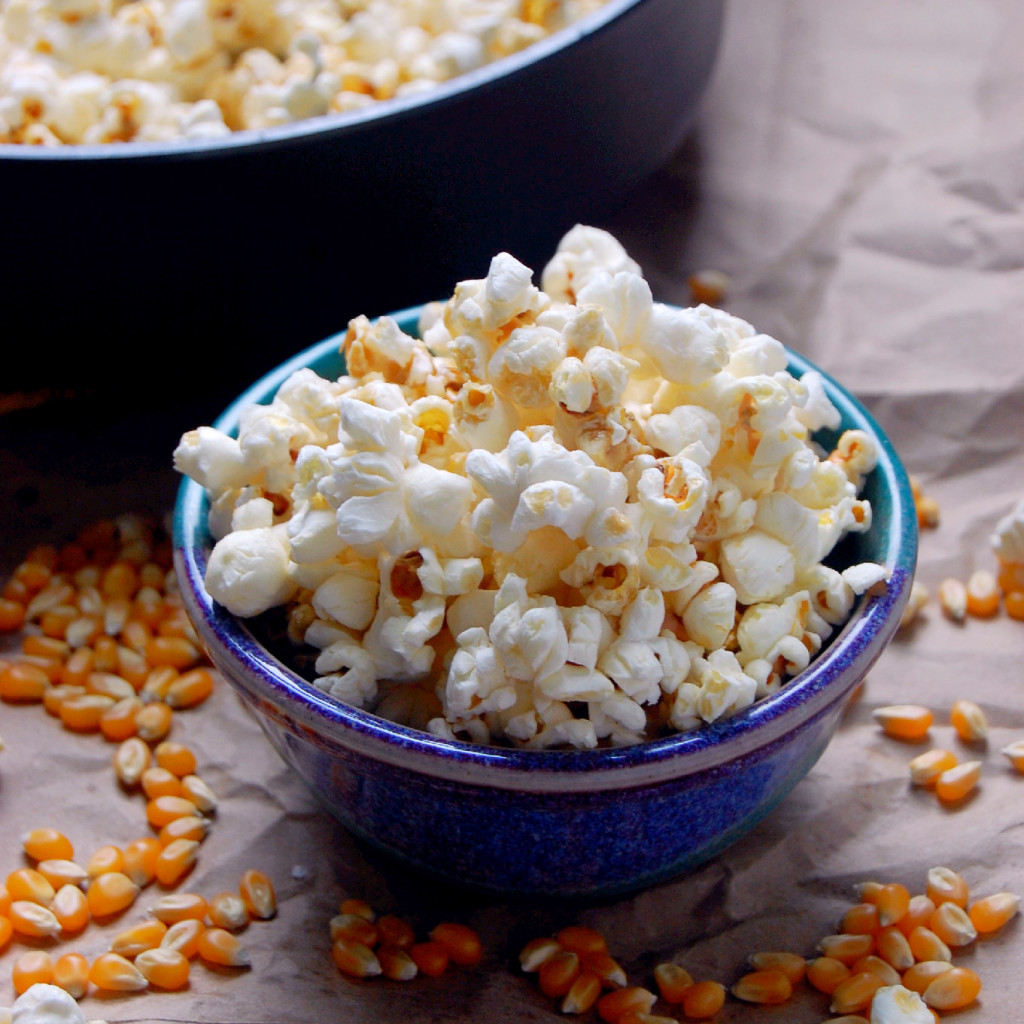 Healthy Stovetop Popcorn -- the Perfect Easy Healthy Snack