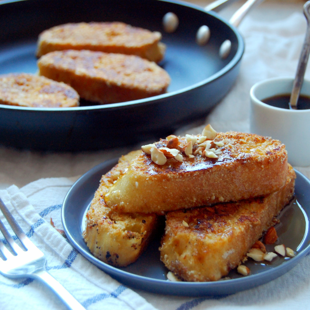 Almond Crunch French Toast Weekend Breakfast Recipe