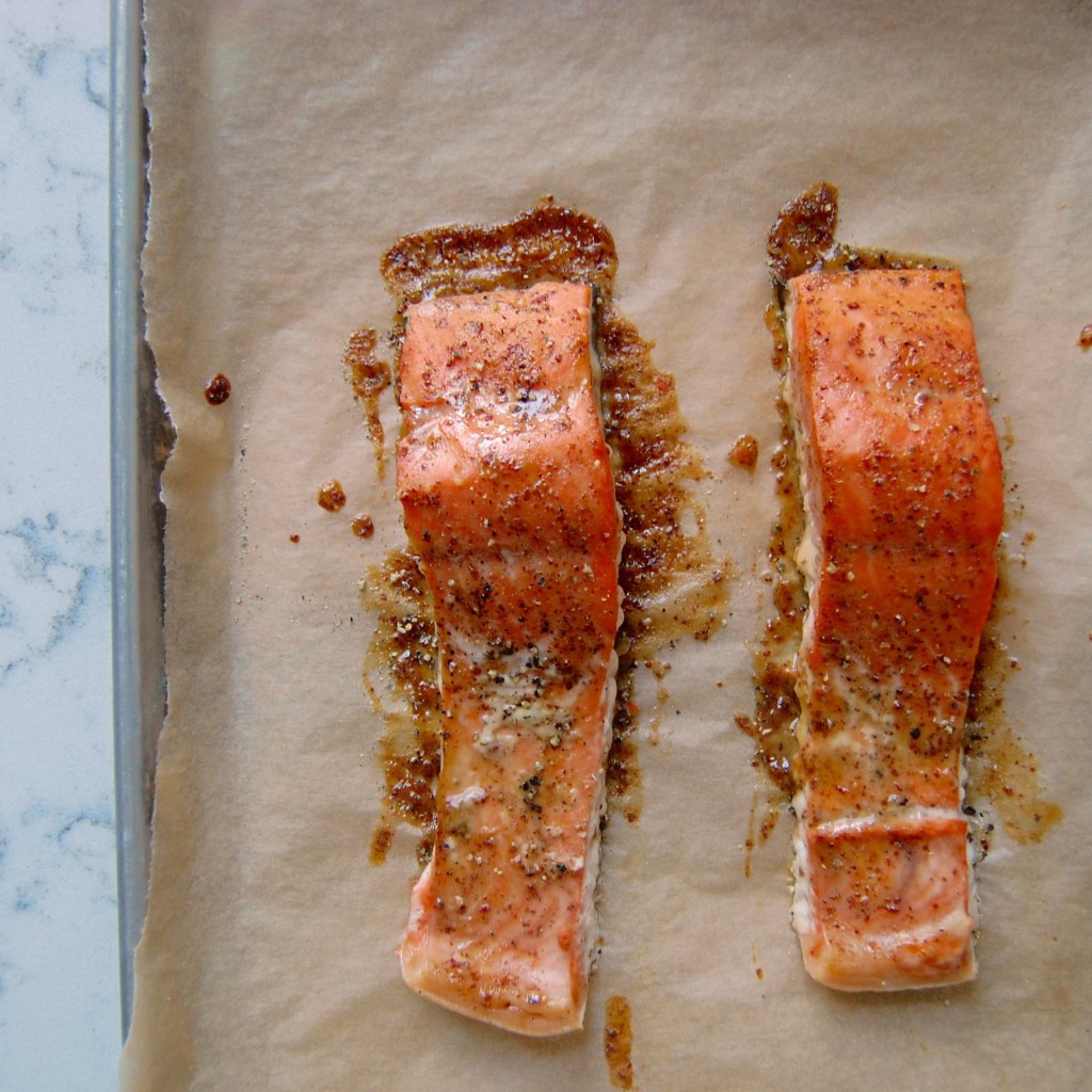 Glazed Dijon Salmon - a simple 20 minute dinner recipe idea! | uprootfromoregon.com