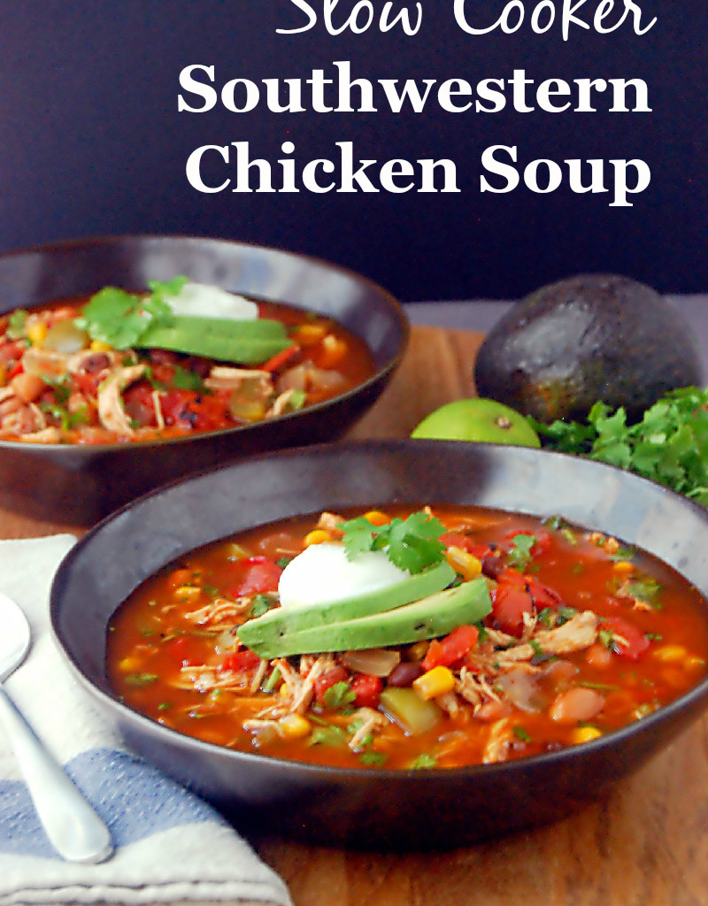 Slow Cooker Southwestern Chicken Soup recipe