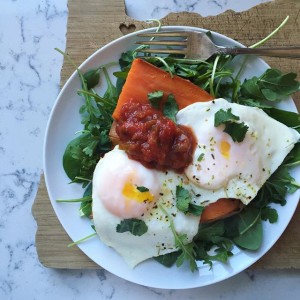 Baked Sweet Potato Lunch | uprootkitchen.com