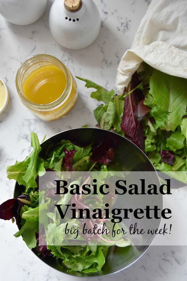 How To: My Basic Salad Vinaigrette