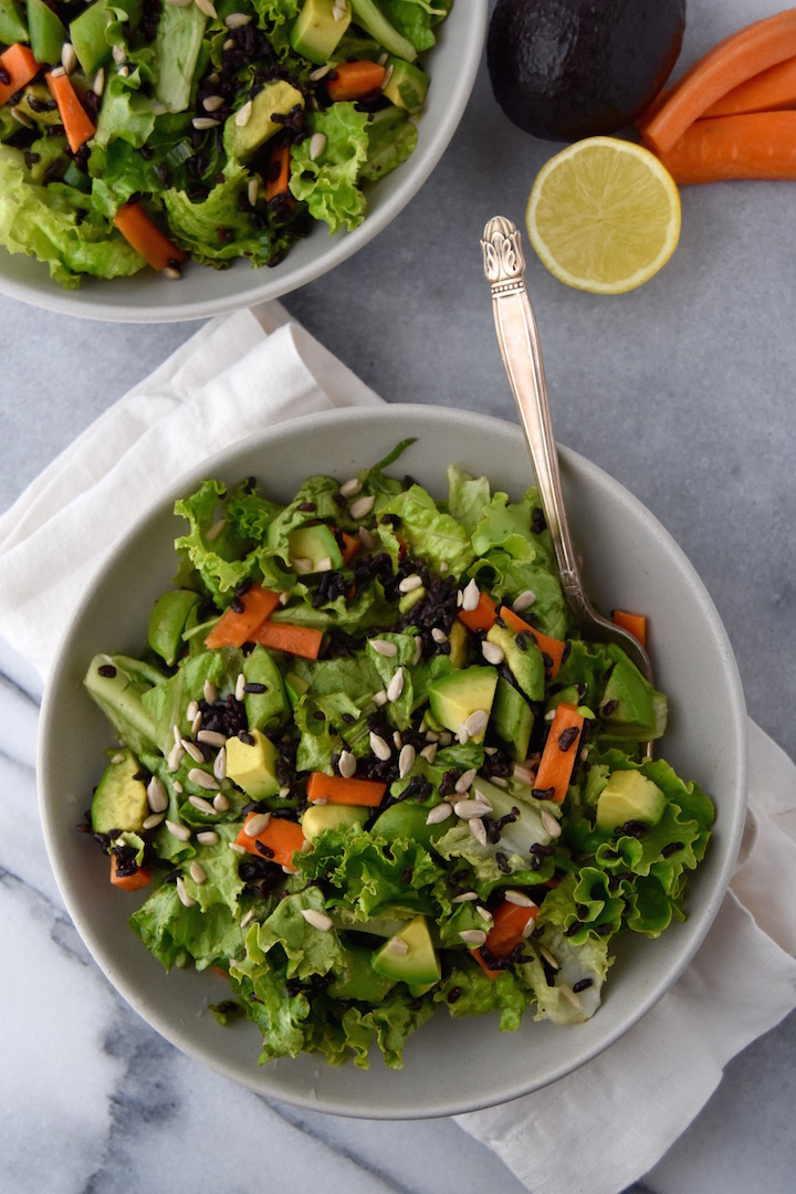 Sugar snap pea, avocado & orange salad recipe