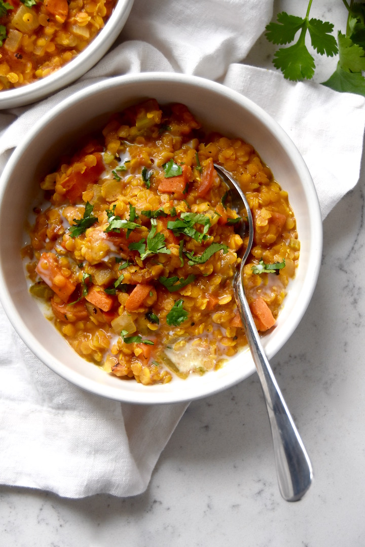 Red Lentil Stew | Healthy Winter Dinner Recipe