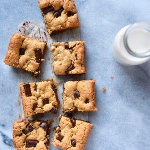 Small Batch Nut Butter Cookie Bars