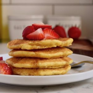 Cornmeal Pancakes | uprootkitchen.com
