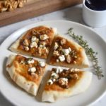 Harvest Squash Flatbread with Goat Cheese and Balsamic Honey | uprootkitchen.com
