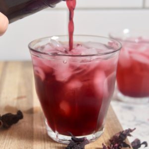 Pink Hibiscus Iced Tea